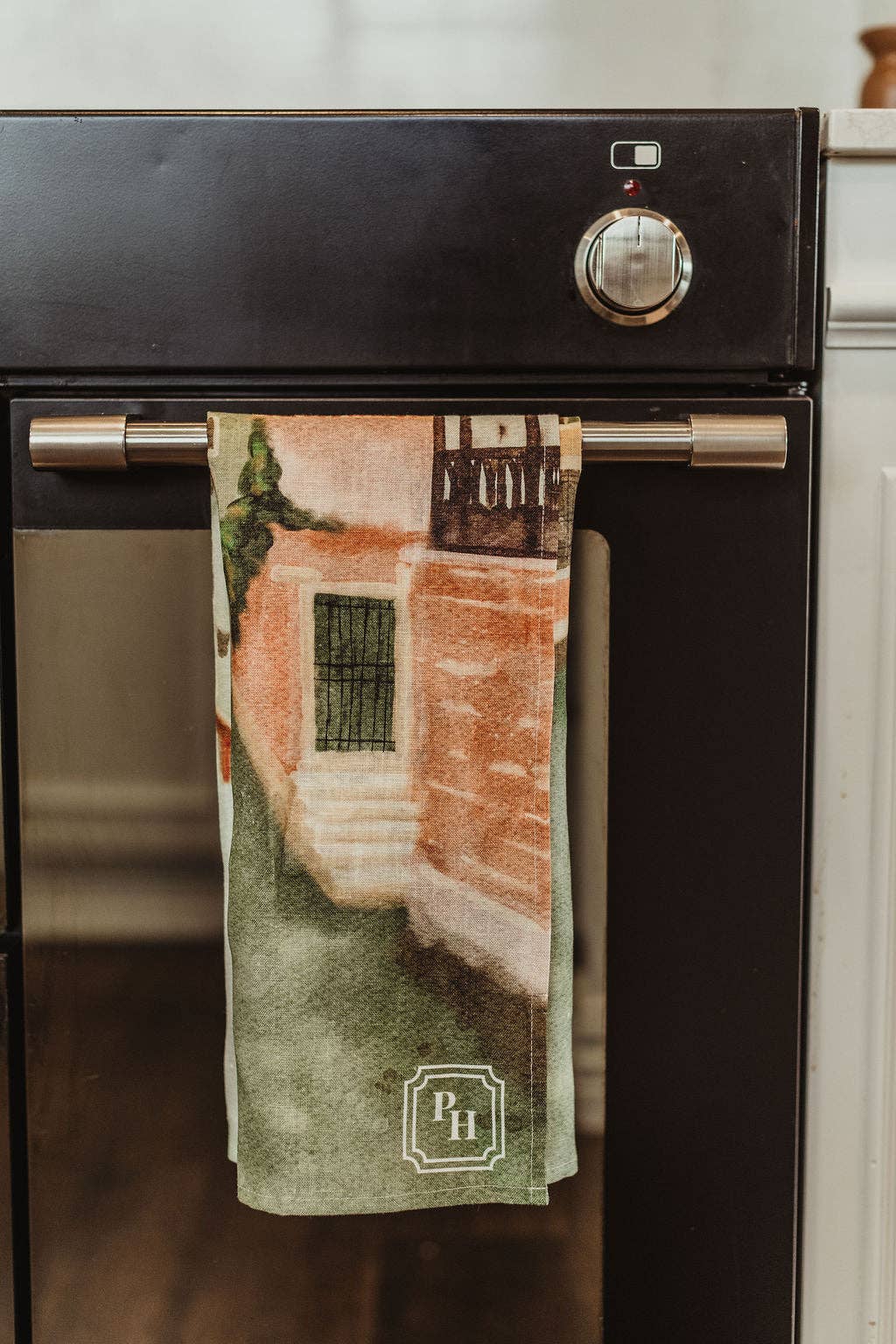 Supper in Venice Linen Tea Towel