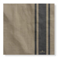 Manor Road Coffee Stripe Linen Cheese Board Presentation Cards
