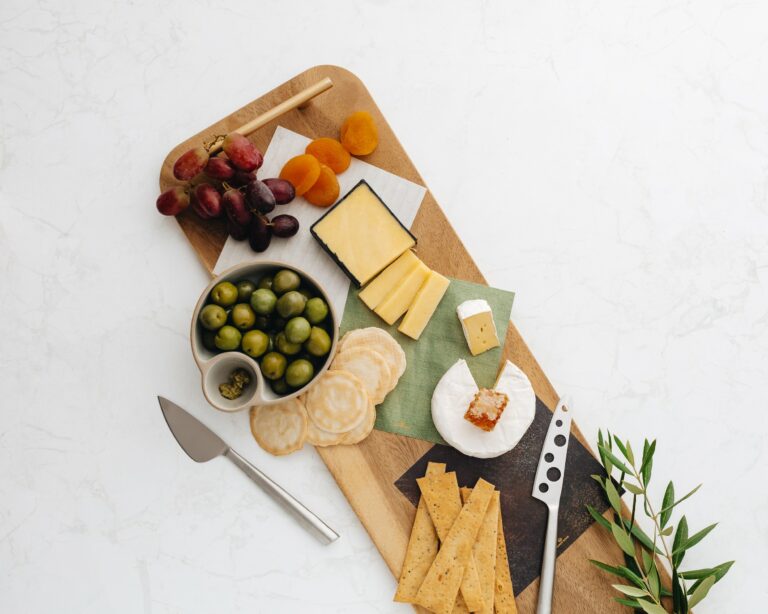 Manor Road Travertine Cheese Board Presentation Cards