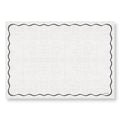 Linen Scallop Greaseproof Paper – A3 Size