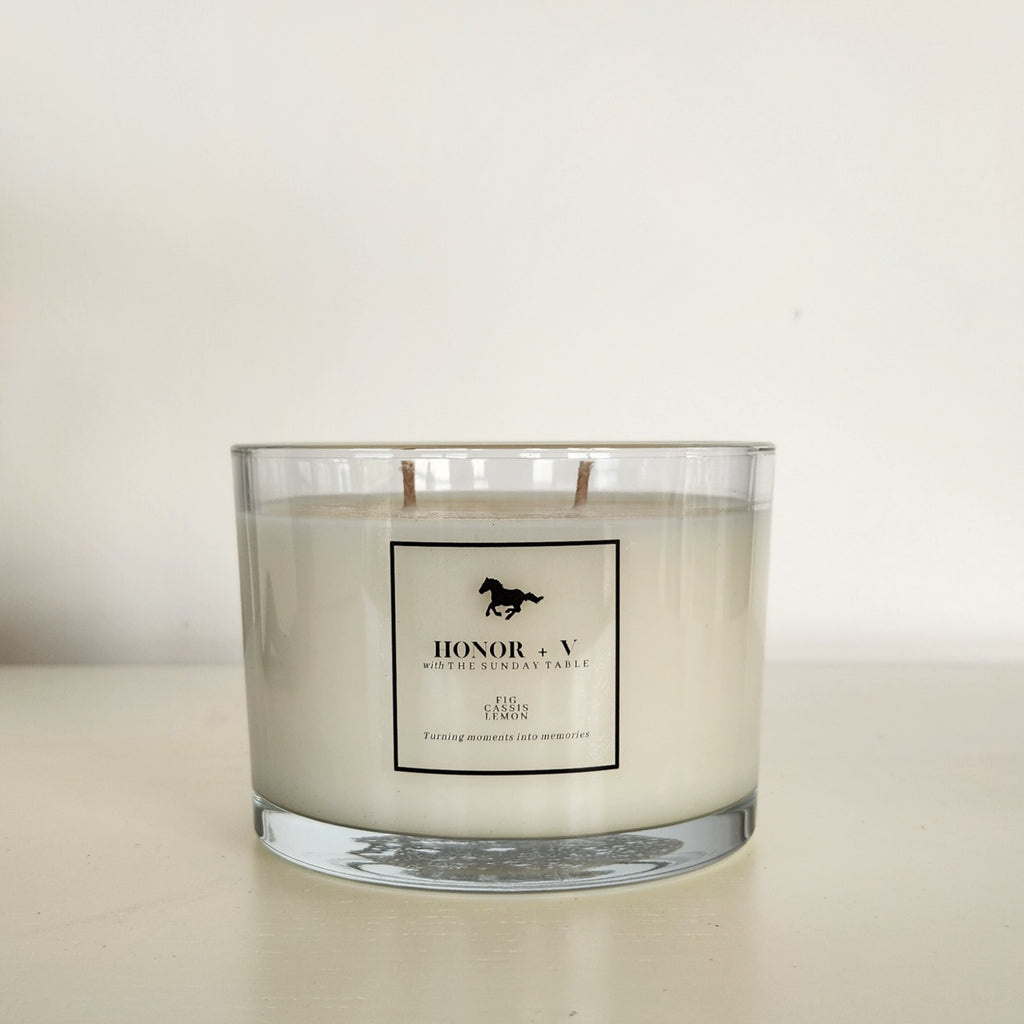 The Table Candle - Premium Fig + Cassis