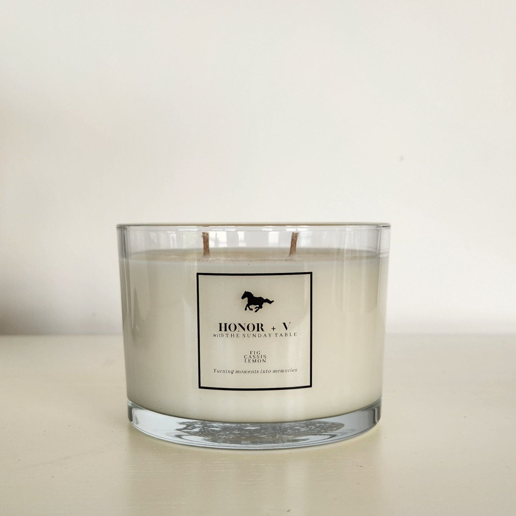 The Table Candle - Premium Fig + Cassis