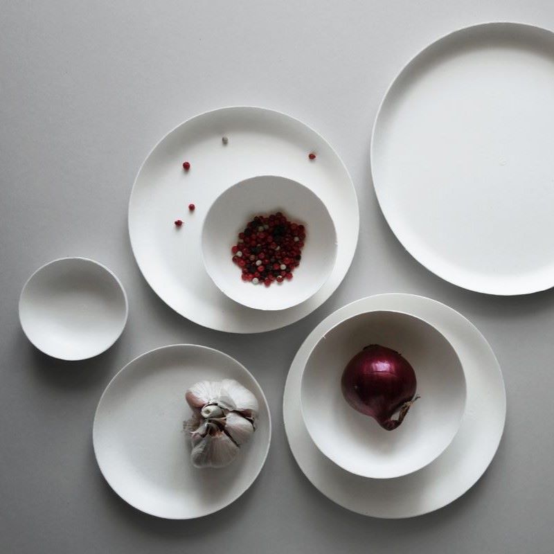 Bagastro Round Disposable Plate - 2 sizes
