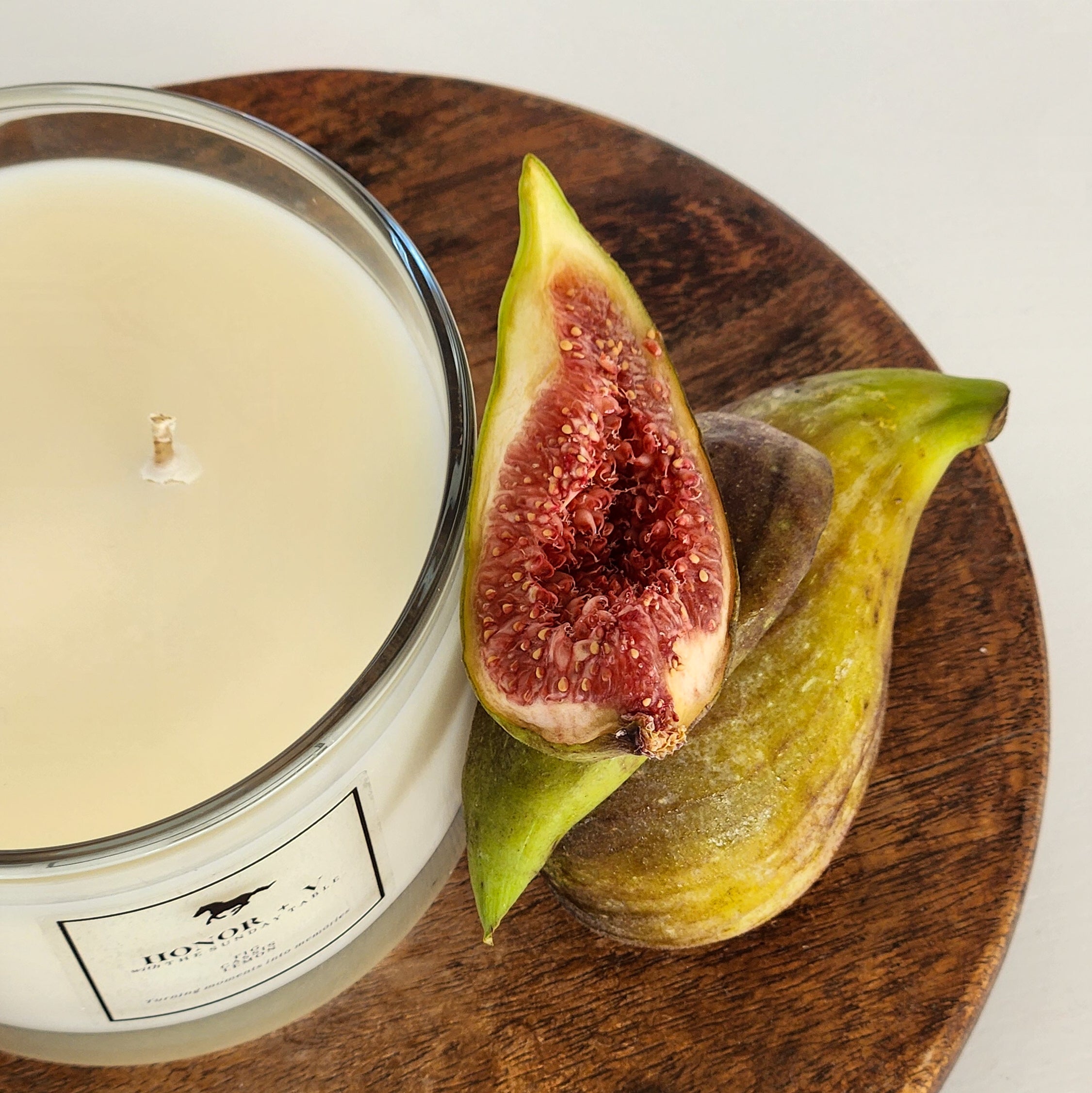 The Table Candle - Premium Fig + Cassis