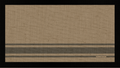 Manor Road Small Bar Mat - Coffee Stripe Linen